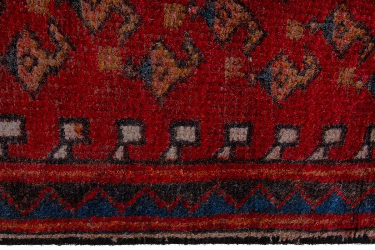 3641, Persian Botteh Mini Rug