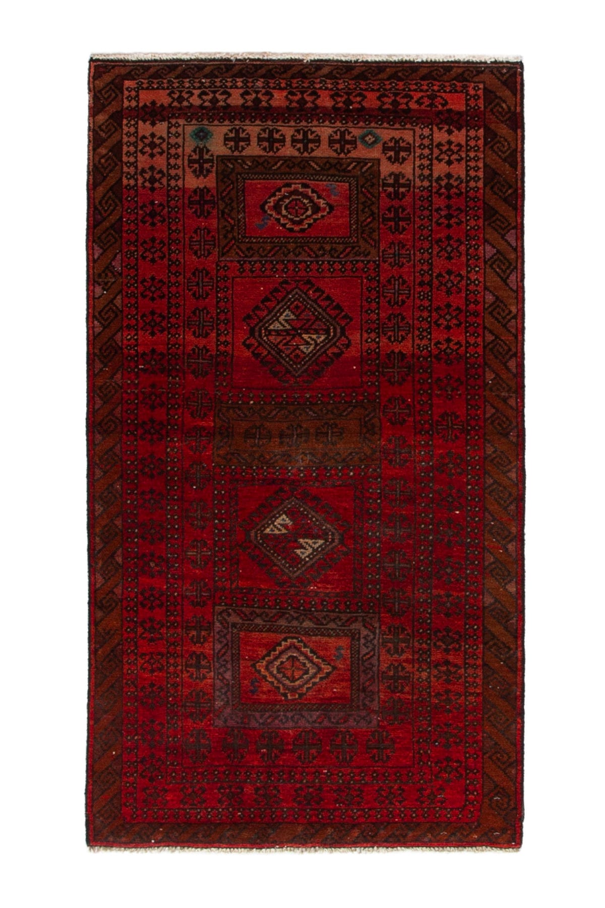 3662, Persian Baluch Mini Rug