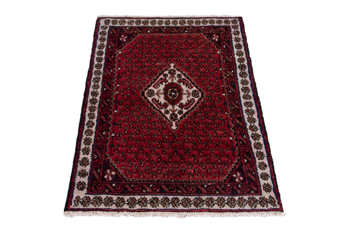 3753, Persian Botteh Mini Rug