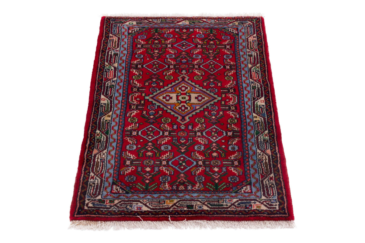 3754, Persian Hamadan Mini Rug