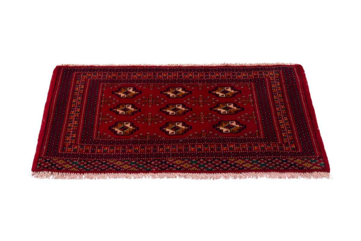 3757, Persian Torkaman Mini Rug