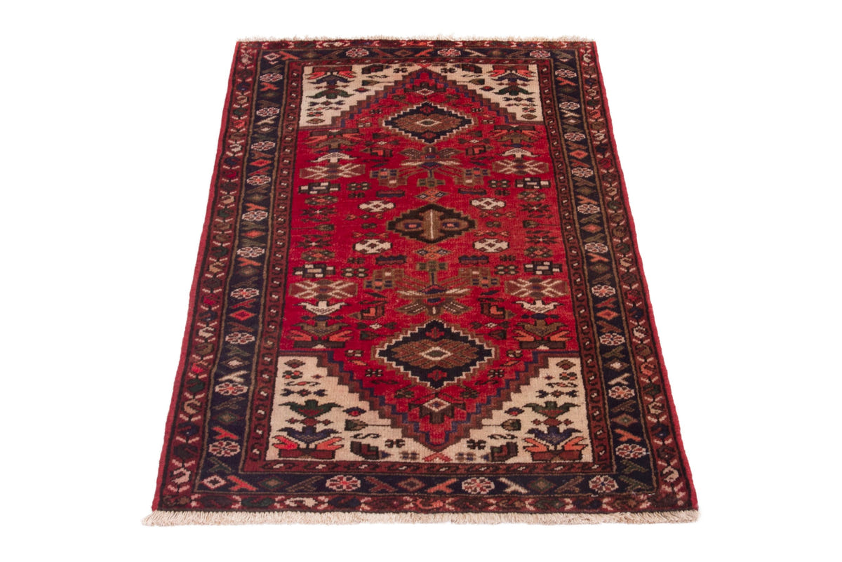 3773, Persian Hamadan Mini Rug