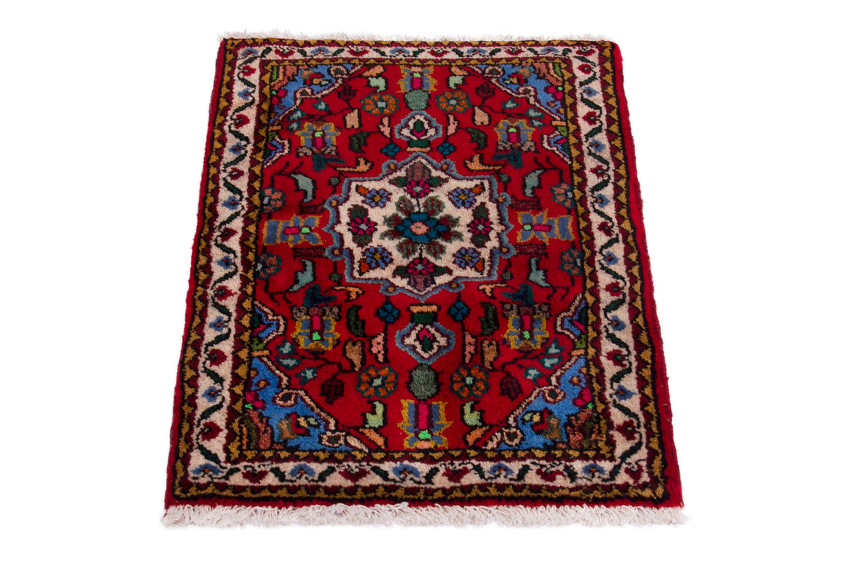 3785, Persian Hamadan Mini Rug