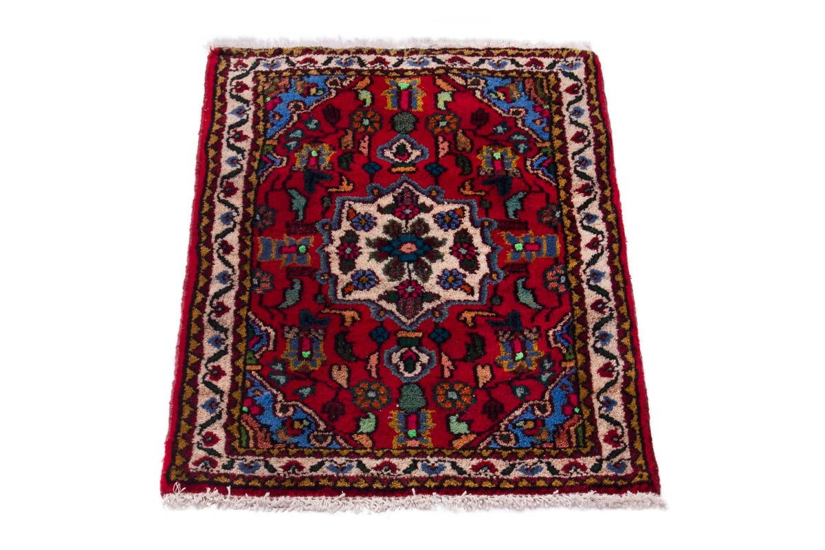 3785, Persian Hamadan Mini Rug