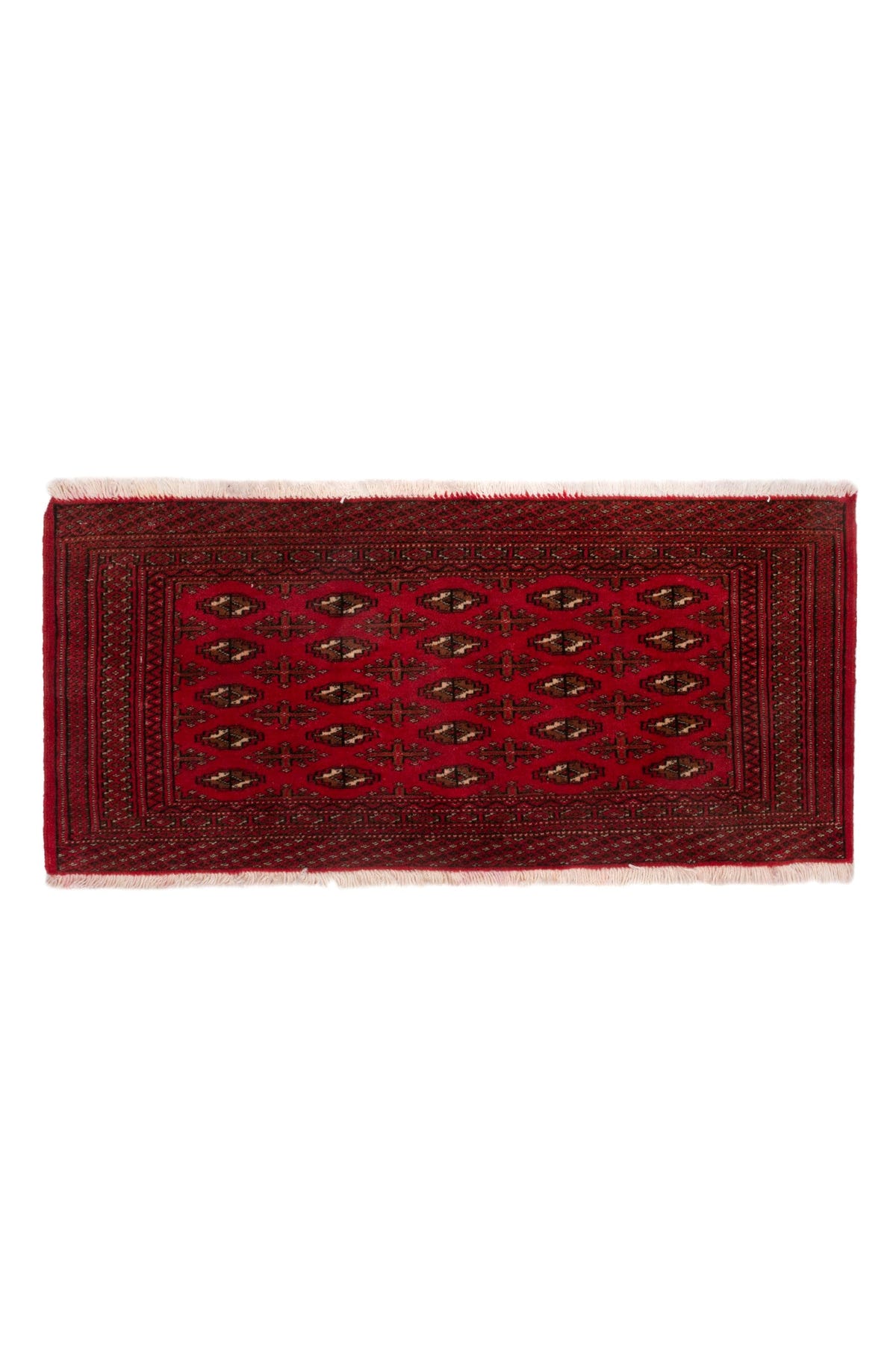 3793, Persian Torkaman Mini Rug
