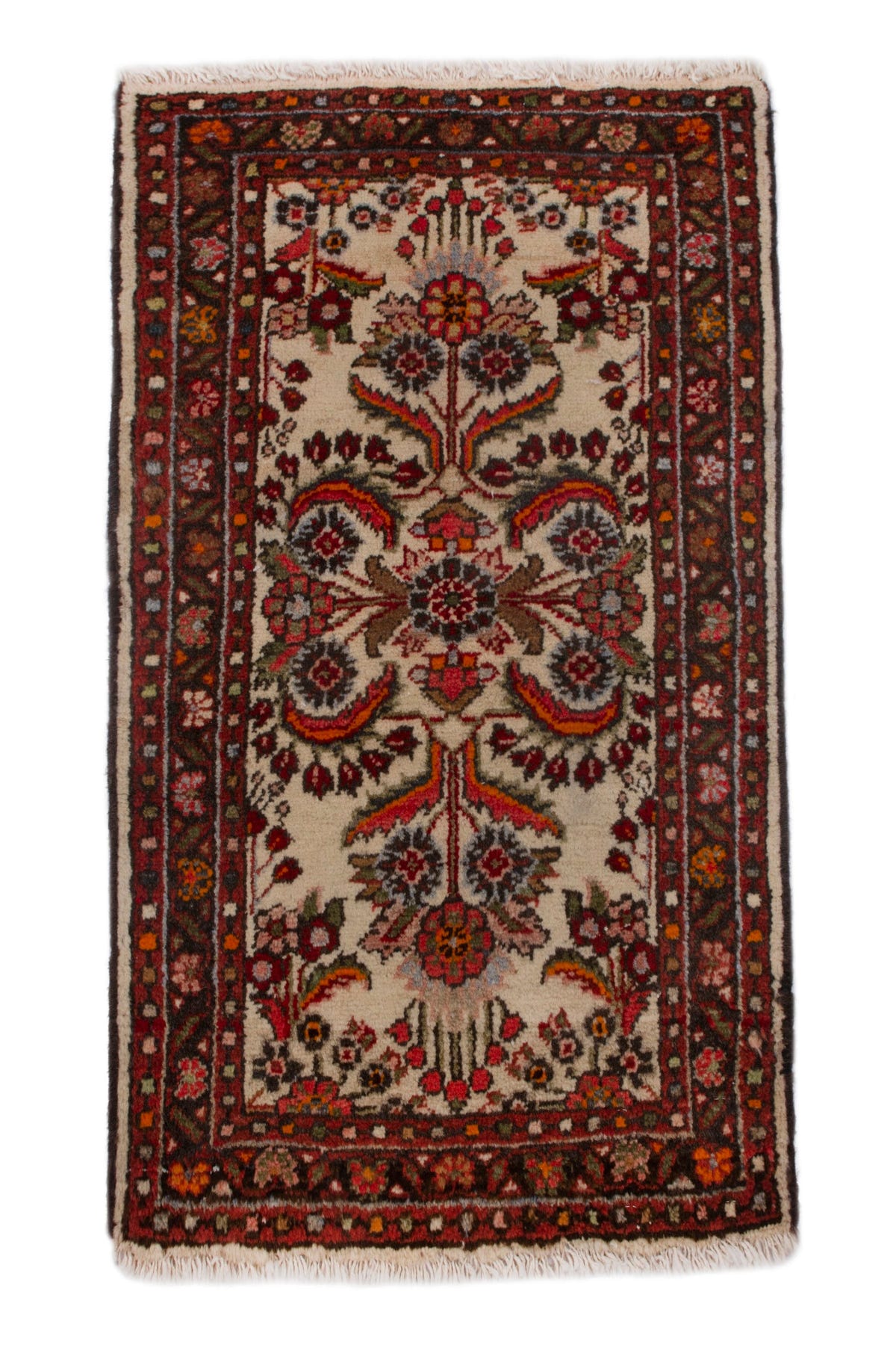 3795, Persian Hamadan Mini Rug