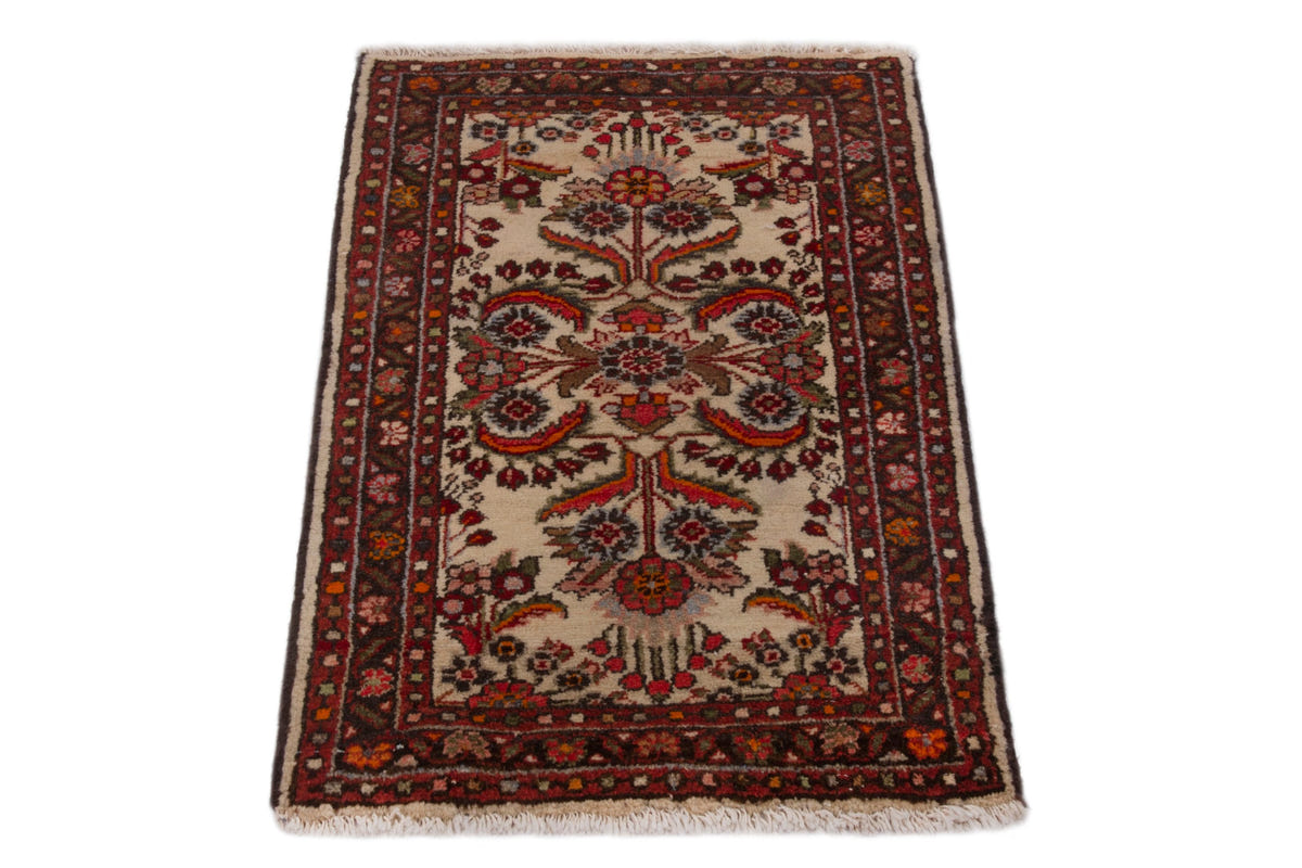 3795, Persian Hamadan Mini Rug