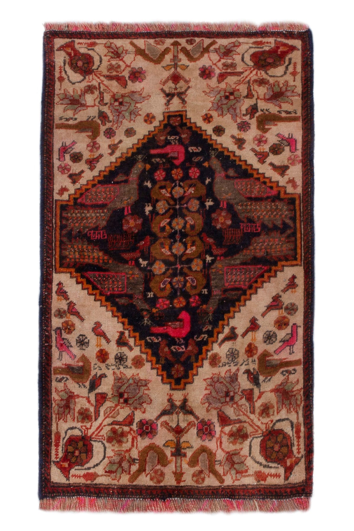 3799, Persian Zanjan Mini Rug