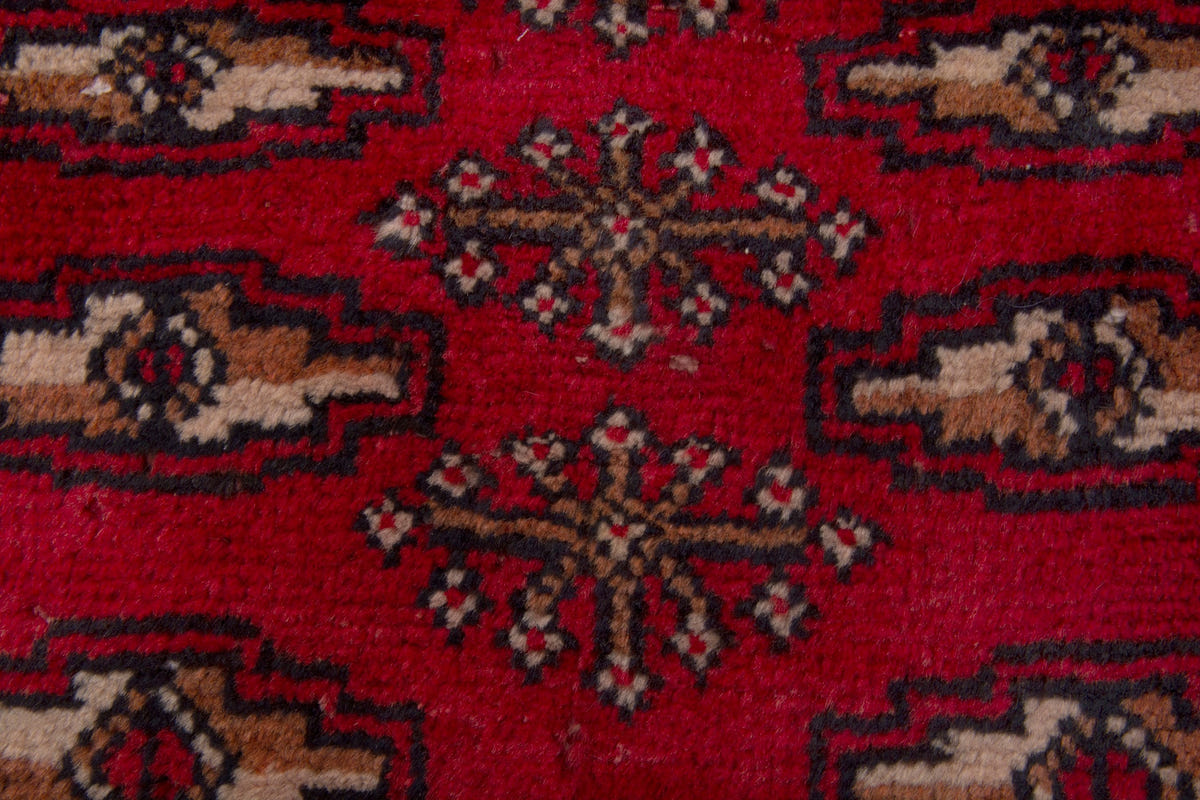 3811, Persian Torkaman Mini Rug