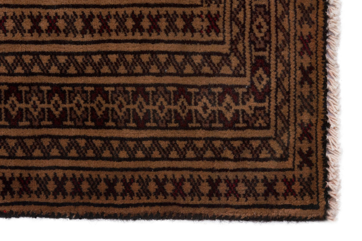 3813, Persian Torkaman Mini Rug