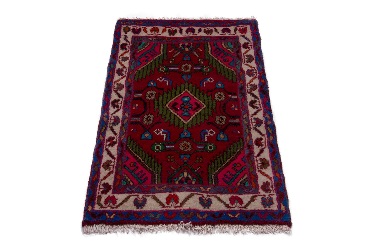 3815, Persian Hamadan Mini Rug