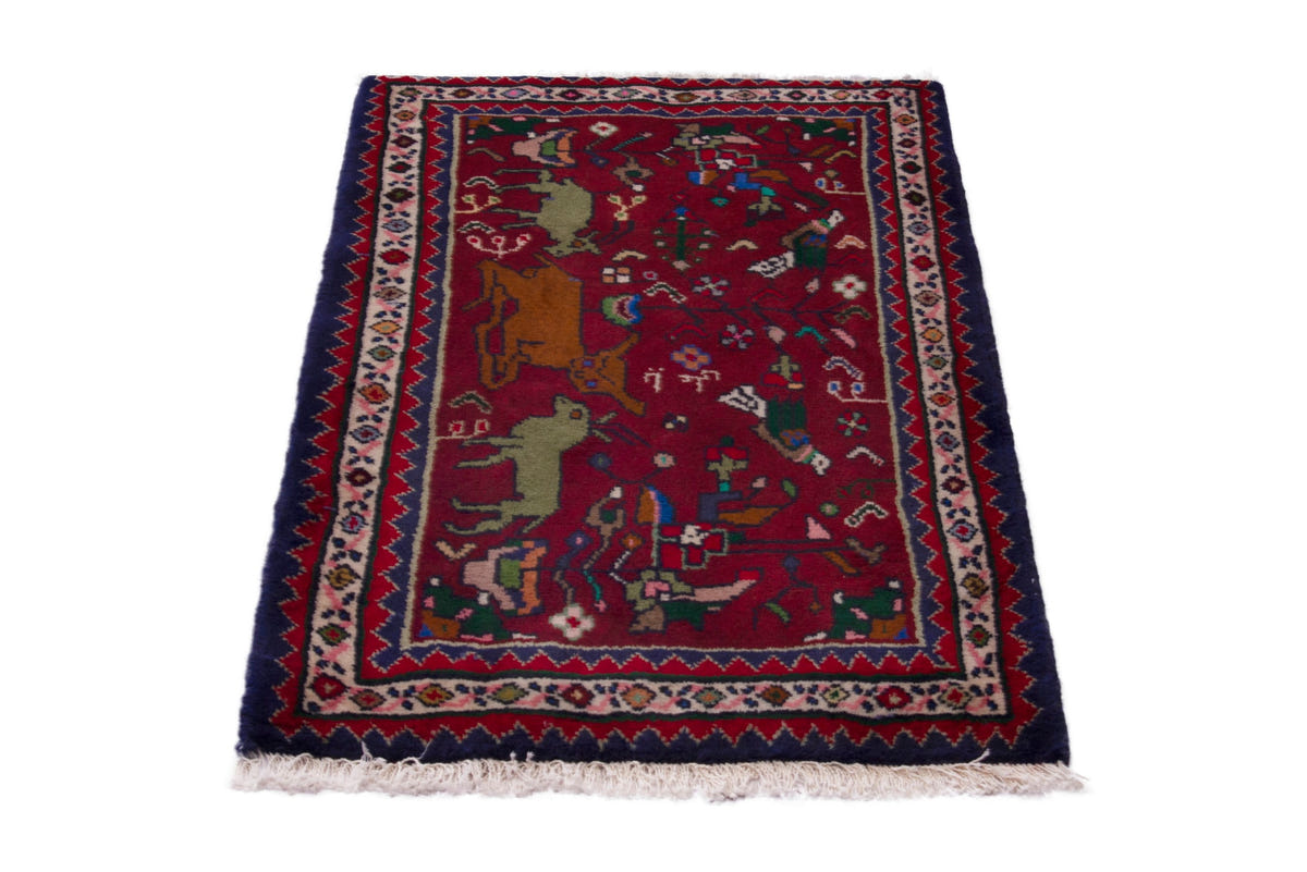 3817, Persian Shiraz Mini Rug