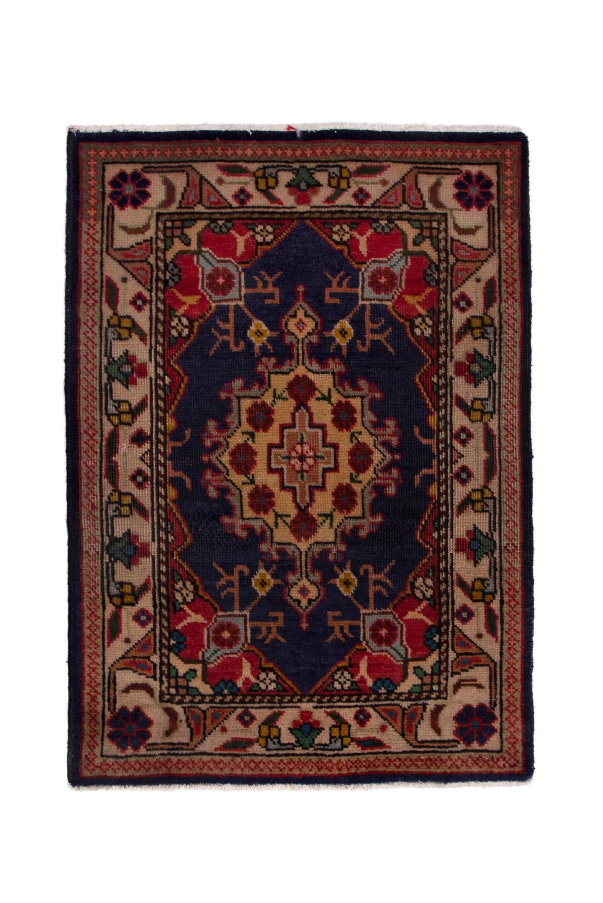 3820, Persian Tabriz Mini Rug