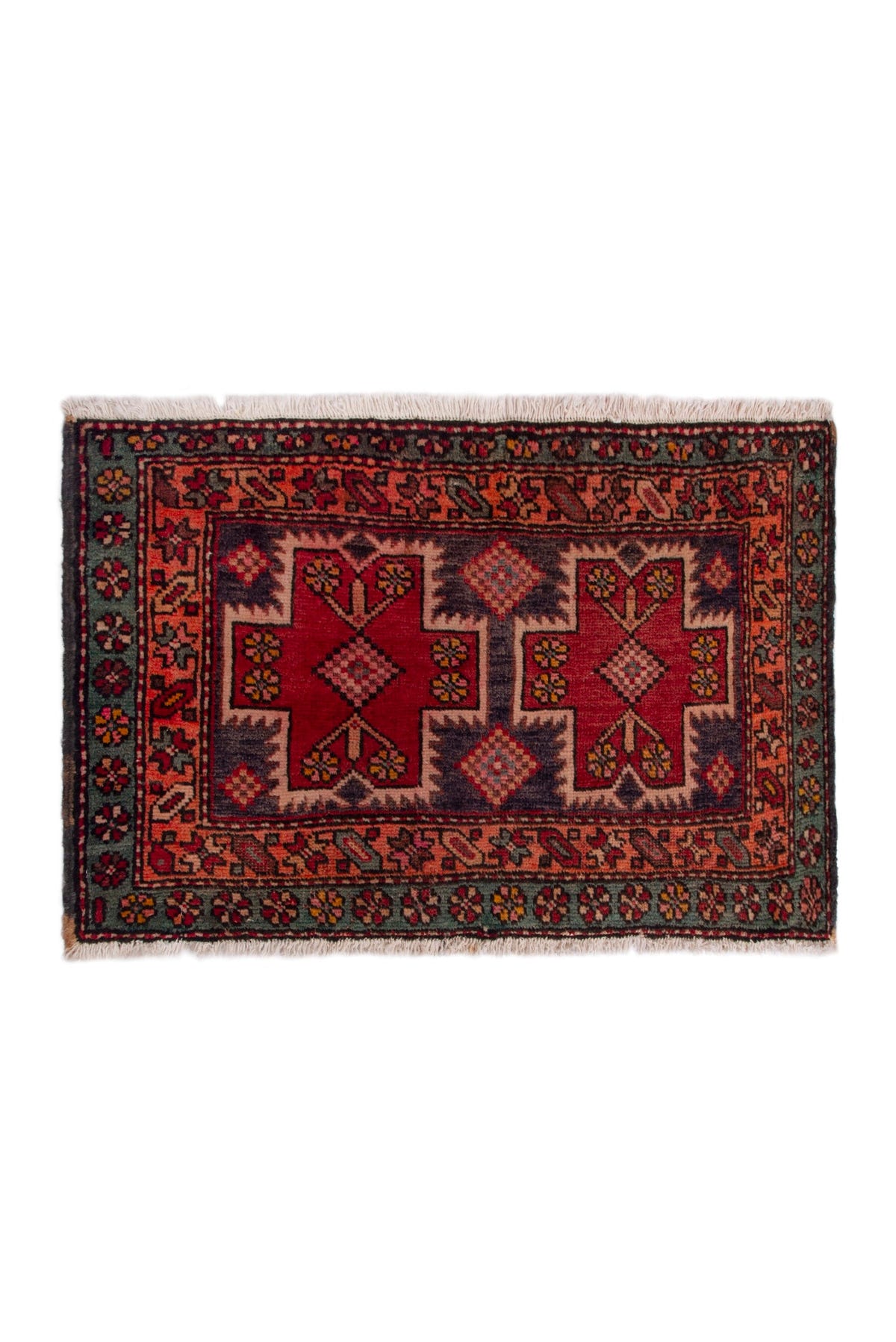 3842, Persian Azerbaijan Mini Rug