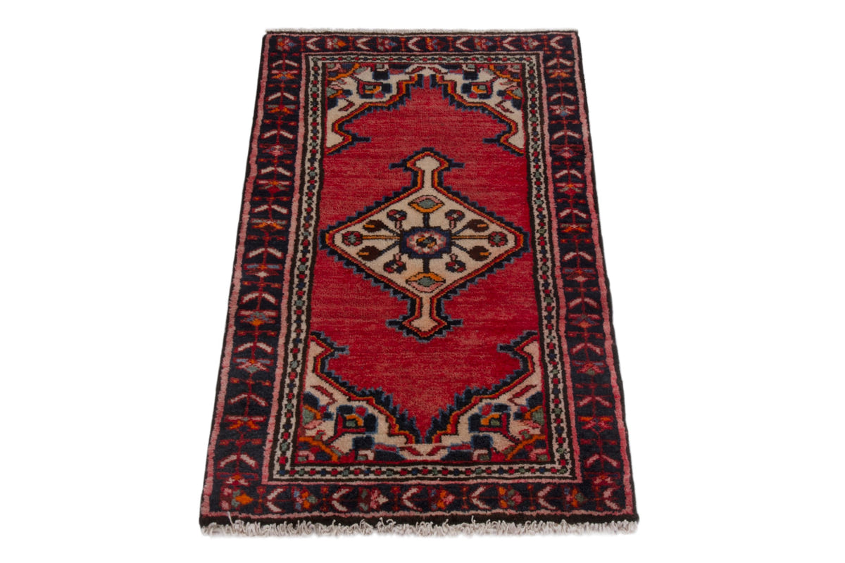 3846, Persian Hamadan Mini Rug