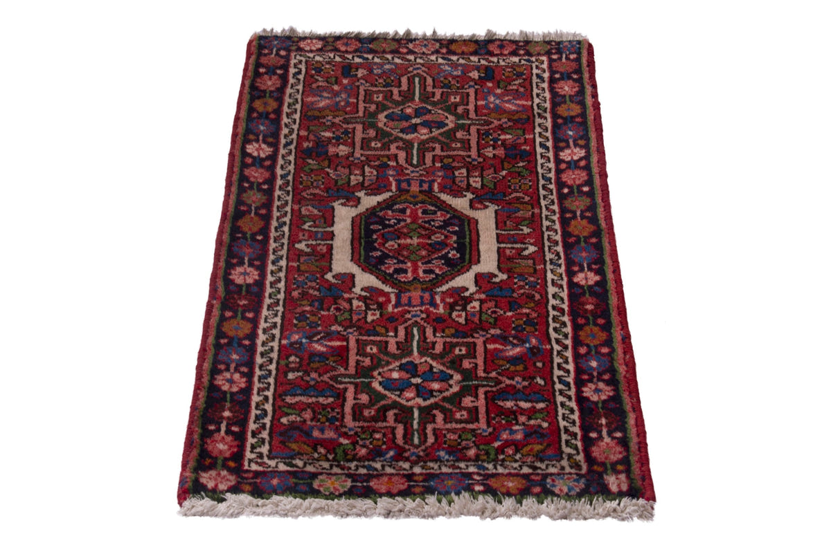 3861, Persian Gharajeh Mini Rug