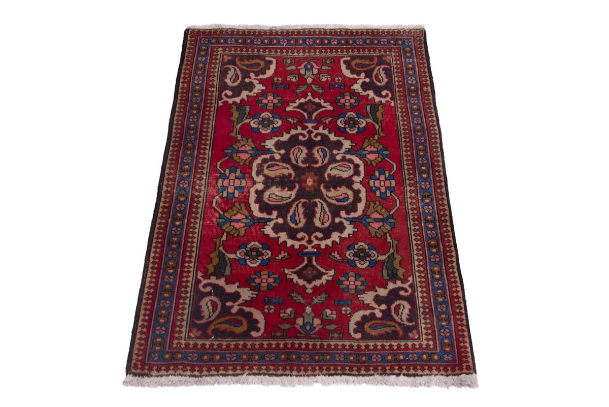 3864, Persian Tabriz Mini Rug