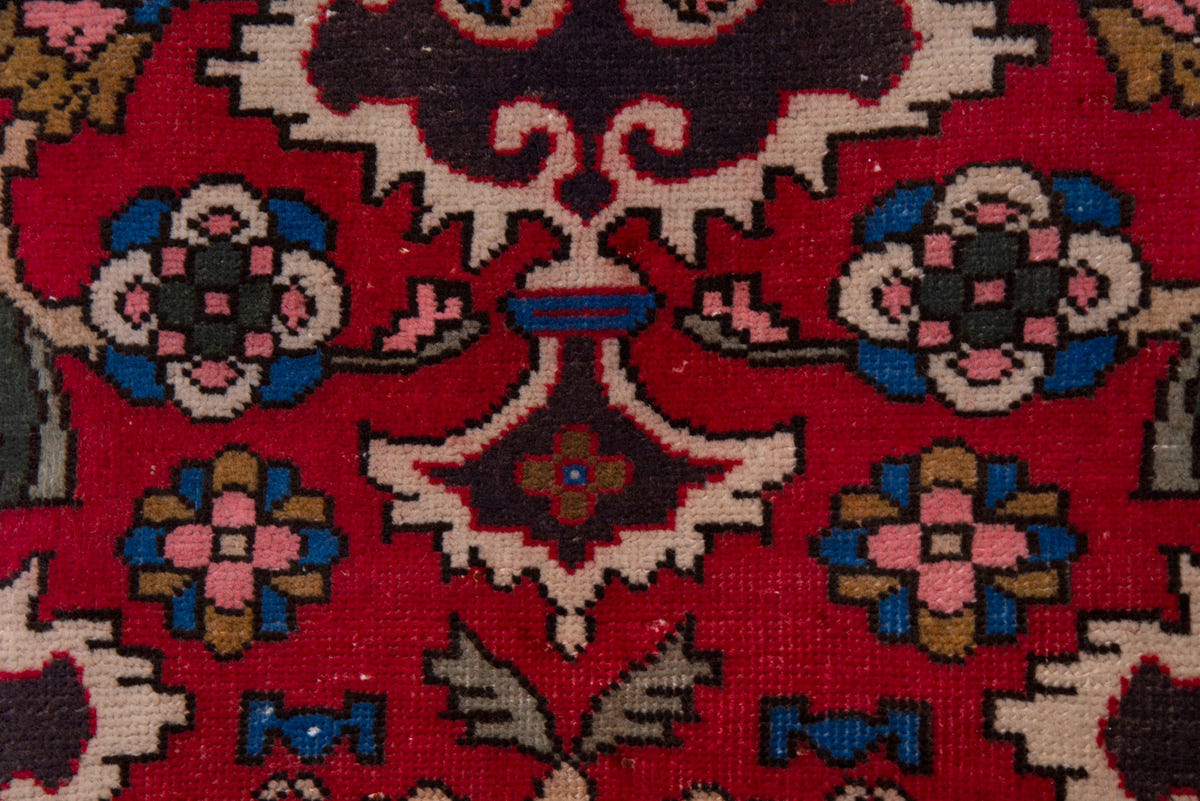 3864, Persian Tabriz Mini Rug