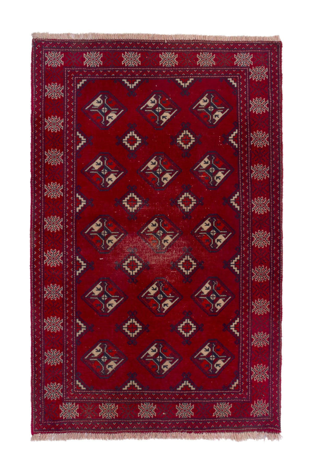 3866, Persian Torkaman Rug