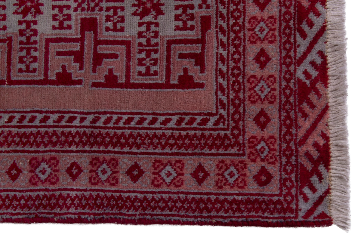 3868, Persian Torkaman Mini Rug