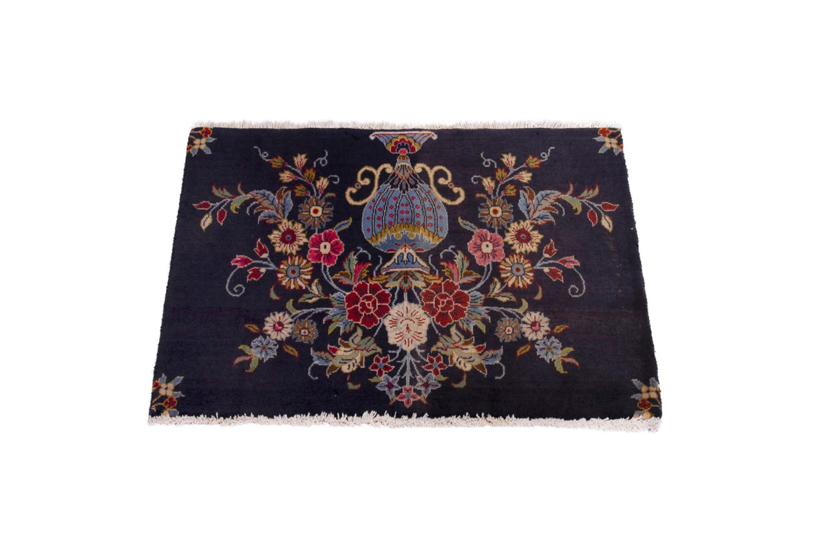 3873, Persian Kashan Mini Rug