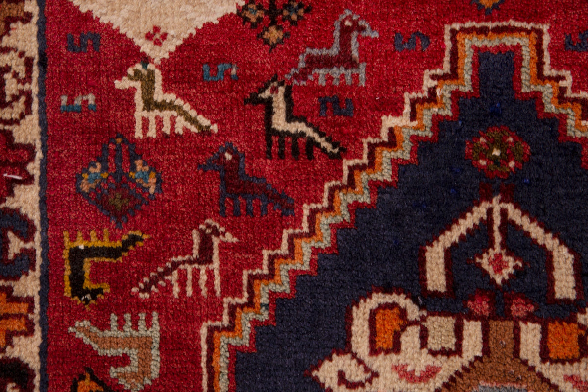 3875, Persian Shiraz Mini Rug