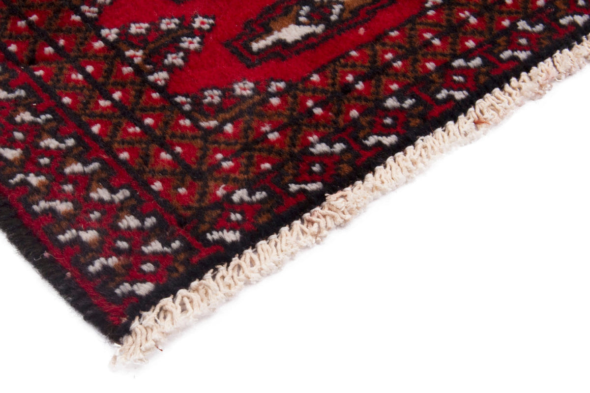 3887, Persian Torkaman Mini Rug