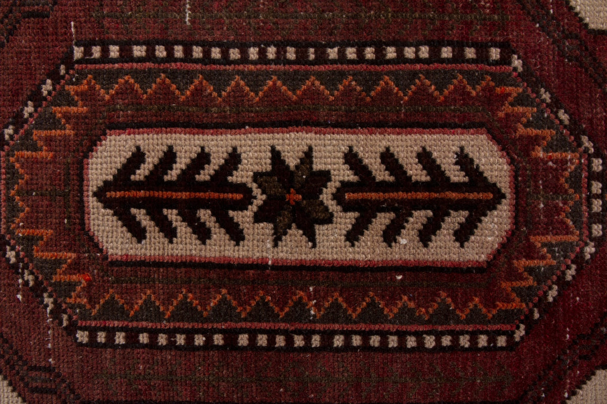 3921, Persian Hamadan Mini Rug
