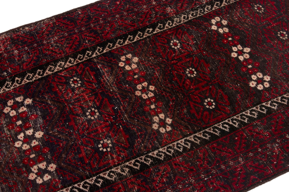 3928, Persian Baluch Area Rug