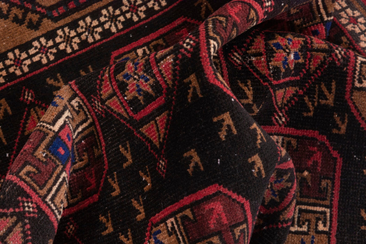 3946, Persian Torkaman Area Rug