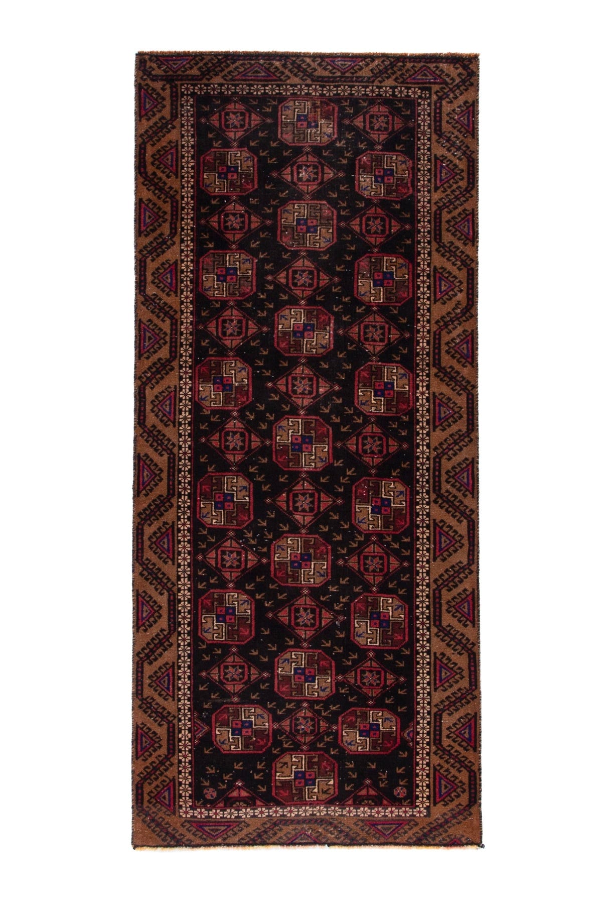 3946, Persian Torkaman Area Rug
