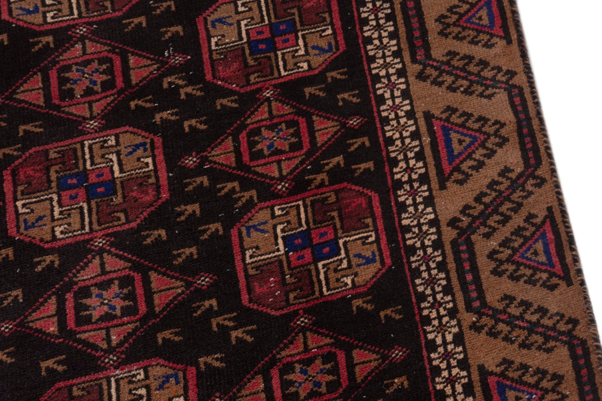 3946, Persian Torkaman Area Rug