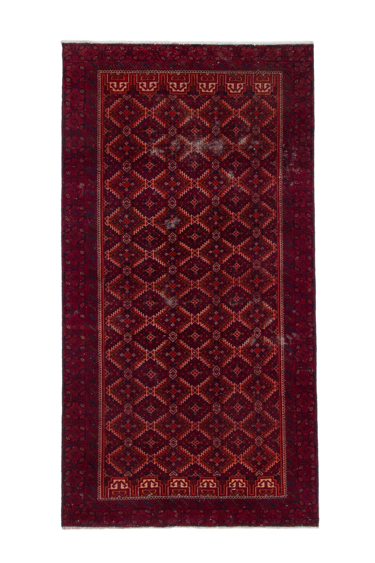 3970, Persian Baluch Area Rug