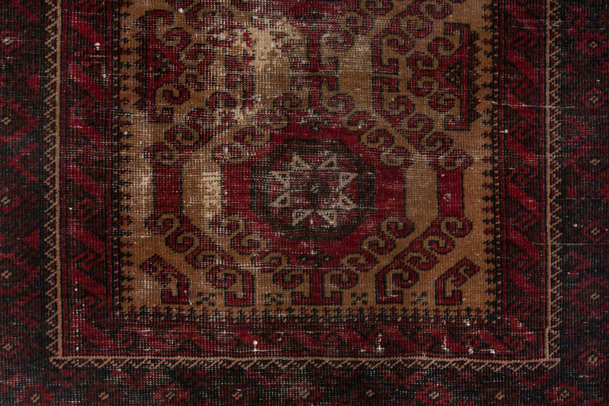 3990, Persian Baluch Area Rug