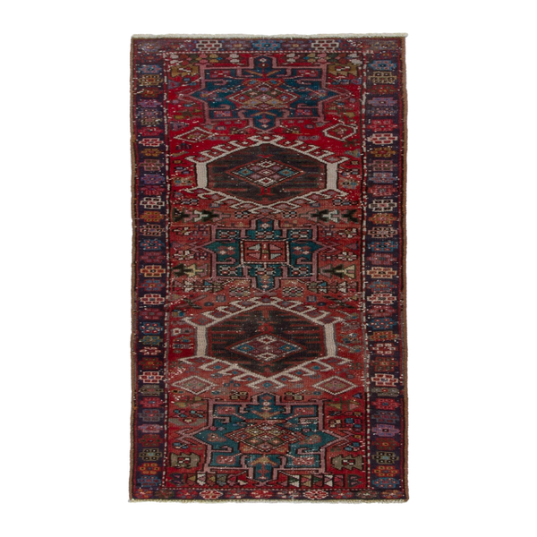 4002 - Persian Gharajeh Runner Rug 2' x 5'10