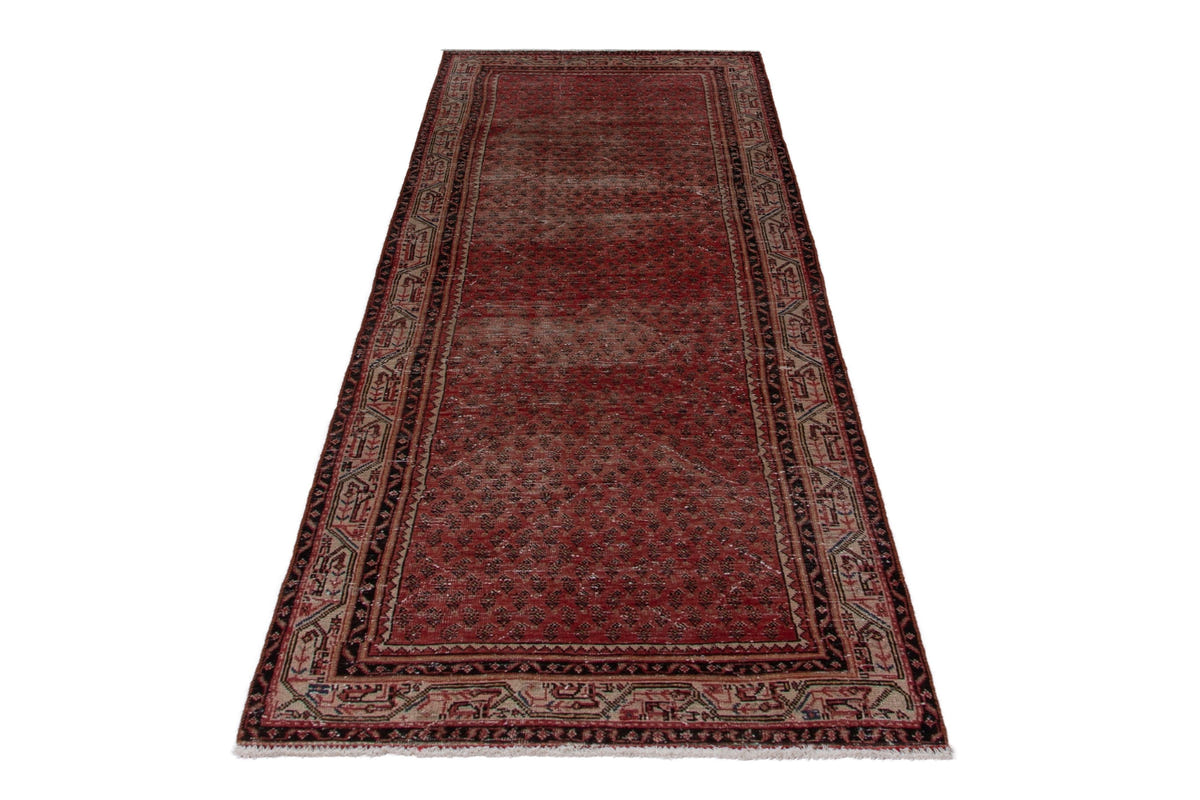 4037, Persian Botteh Runner Rug