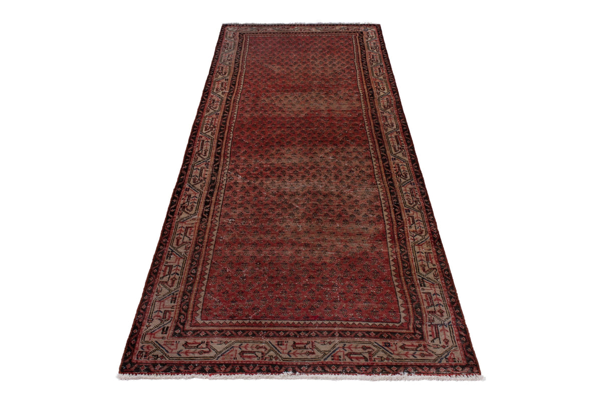 4037, Persian Botteh Runner Rug