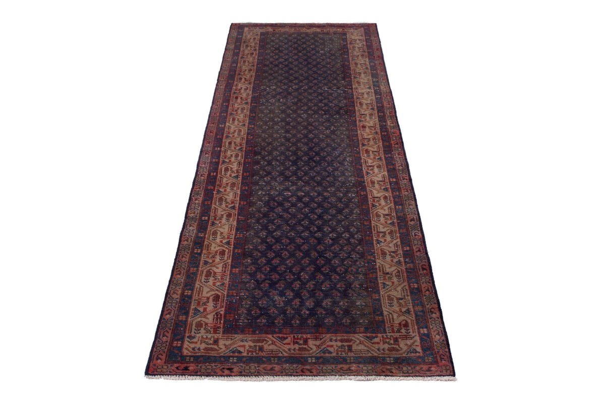 4040, Persian Botteh Runner Rug