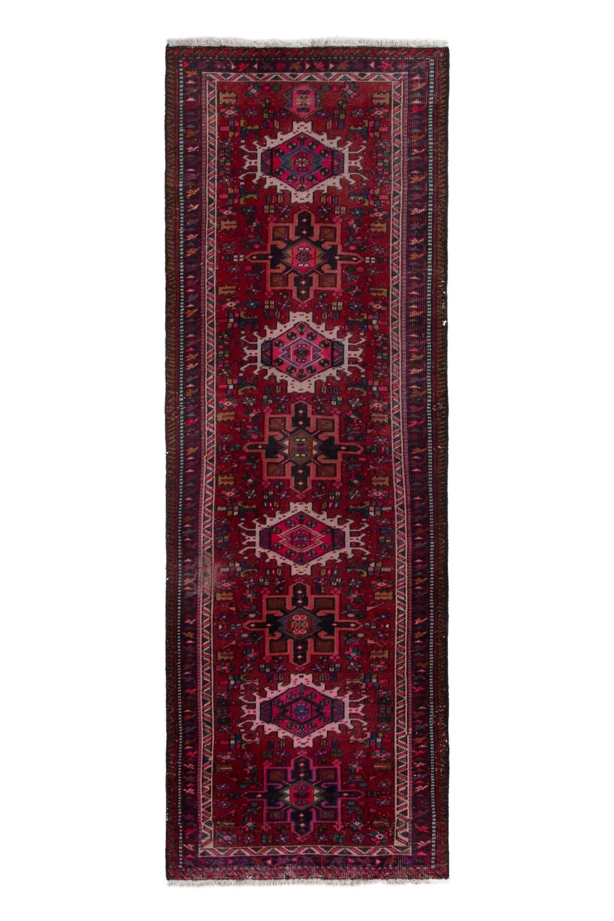 4047, Persian Gharajeh Runner Rug