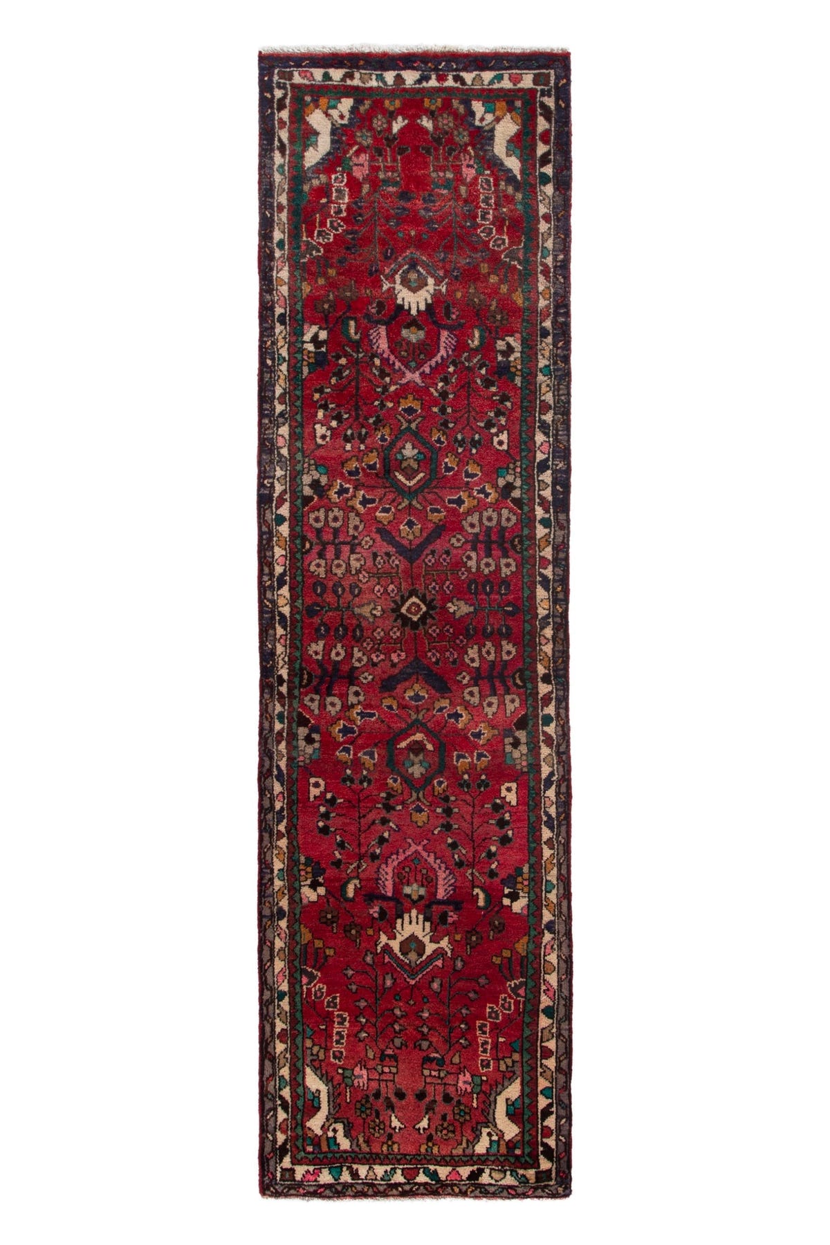 4054, Persian Hamadan Runner Rug