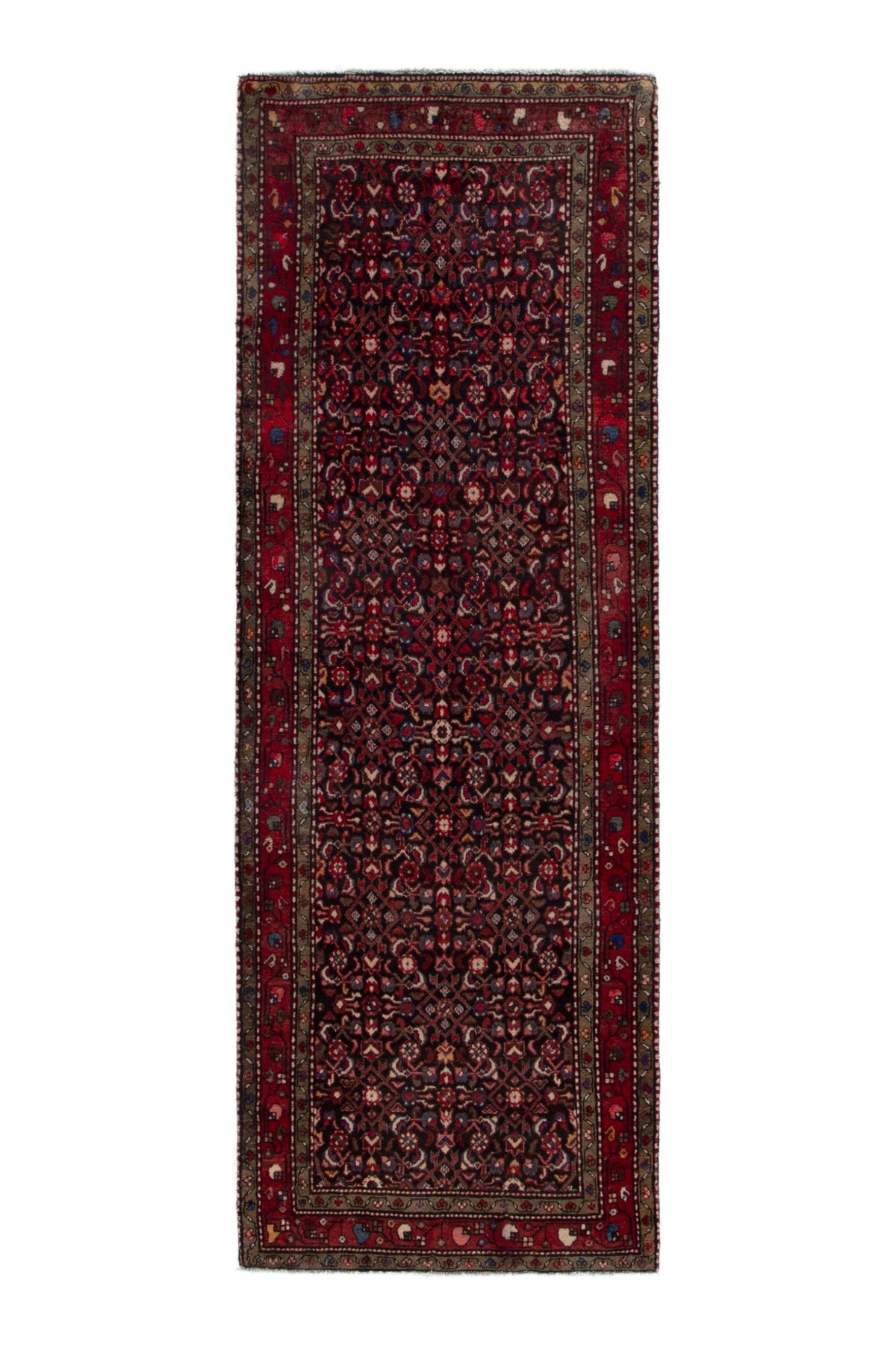4061, Persian Hamadan Runner Rug