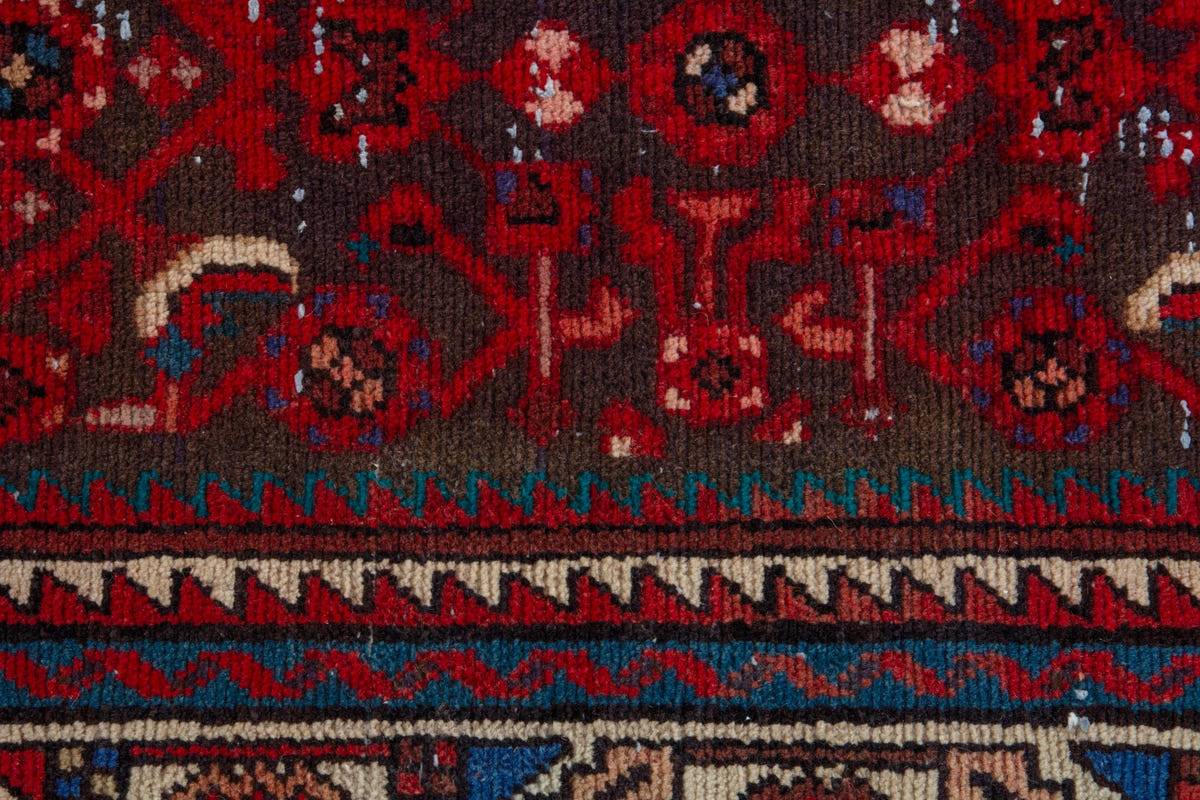 4073, Persian Hamadan Runner Rug