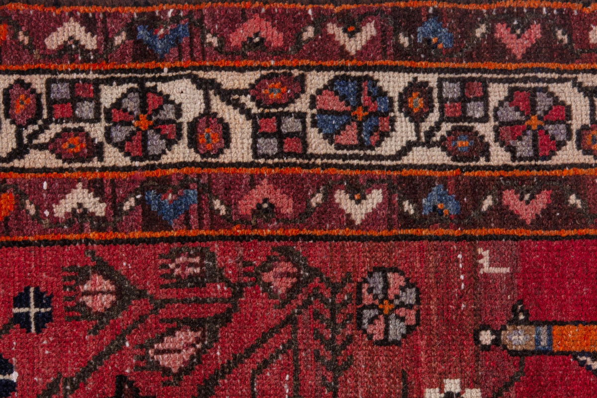 4075, Persian Hamadan Runner Rug