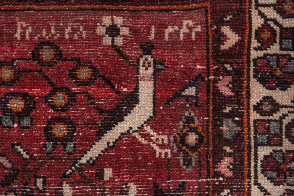 4075, Persian Hamadan Runner Rug