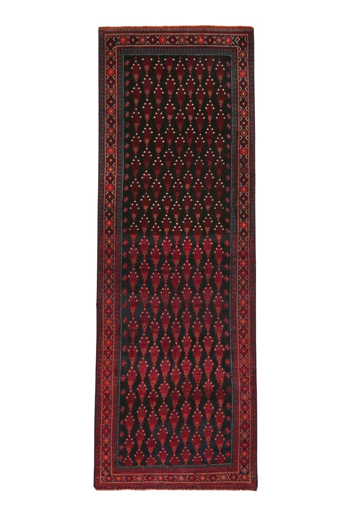 4077, Persian Baluch Runner Rug