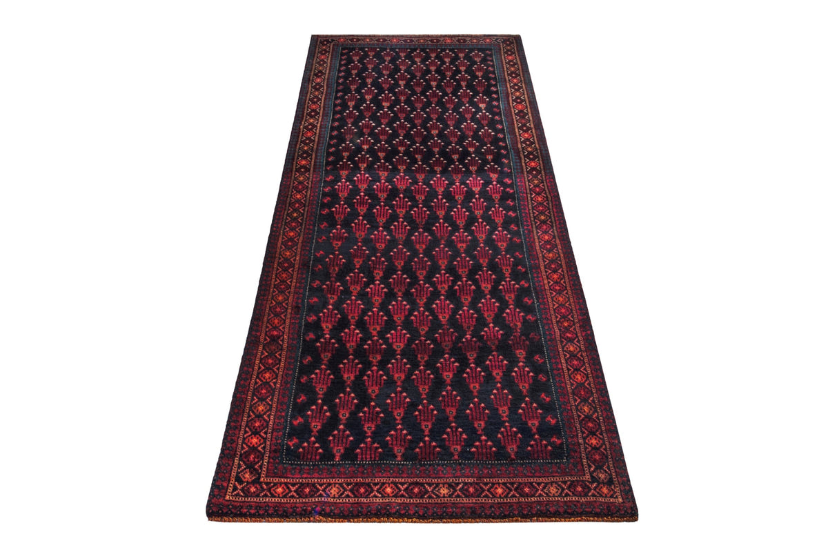 4077, Persian Baluch Runner Rug