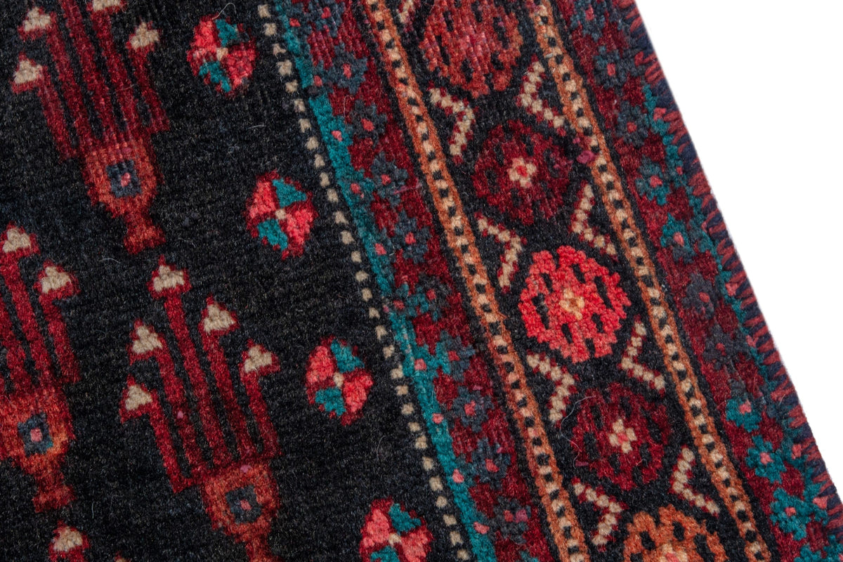 4077, Persian Baluch Runner Rug
