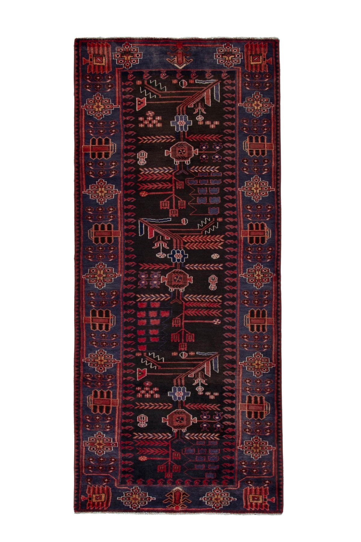 4080, Persian Saveh Runner Rug