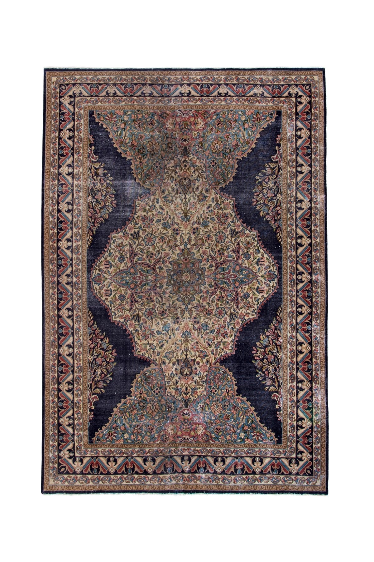 4087, Persian Kerman Oversized Rug