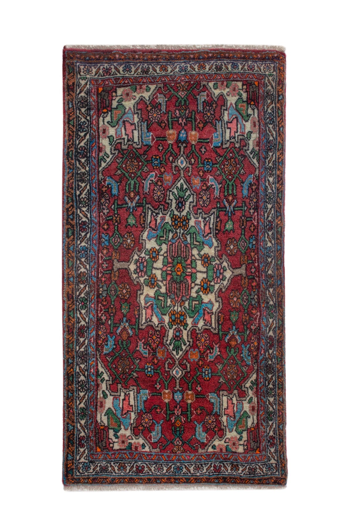 4161, Persian Bijar Mini Rug